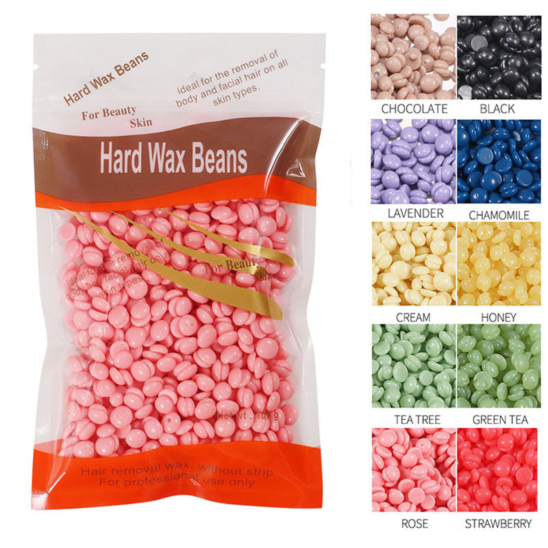 100g hair removal wax beans paper-free hair removal beeswax beans
