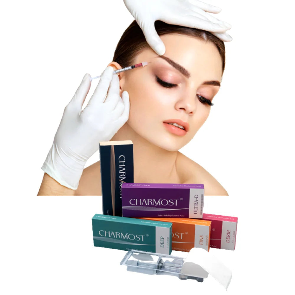 Charmost Filler Hyaluronic Acid Dermal Filler Facial Filler for Forehead Nose Lips Chin Face Anti-wrinkle
