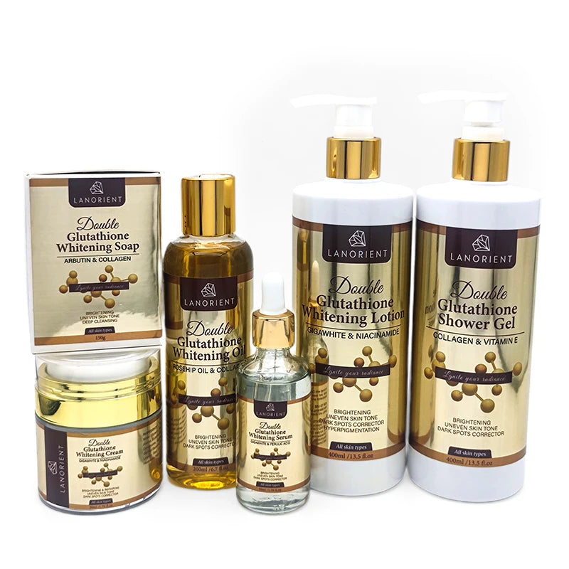 LANORIENT Double-Glutathio Whitening Body Lotion 6pc Set