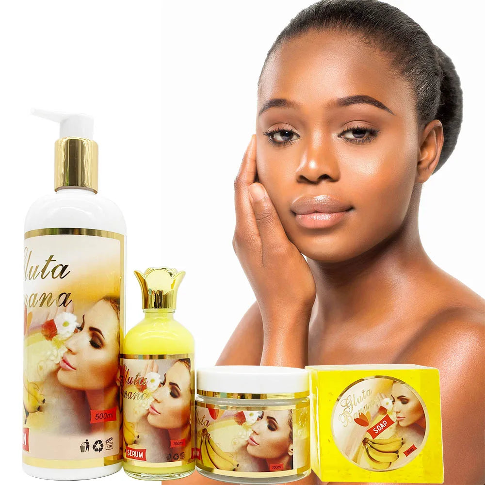 Gluta Banana Skincare Set Remove Dark Spots Anti-Aging Set