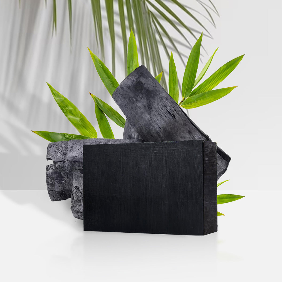 100g bamboo charcoal handmade soap 6st