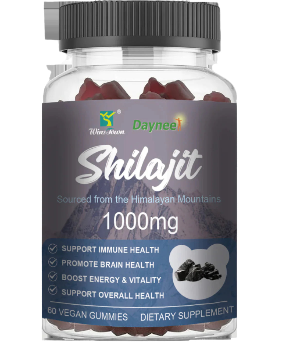 60 capsules Shilajit Gummies