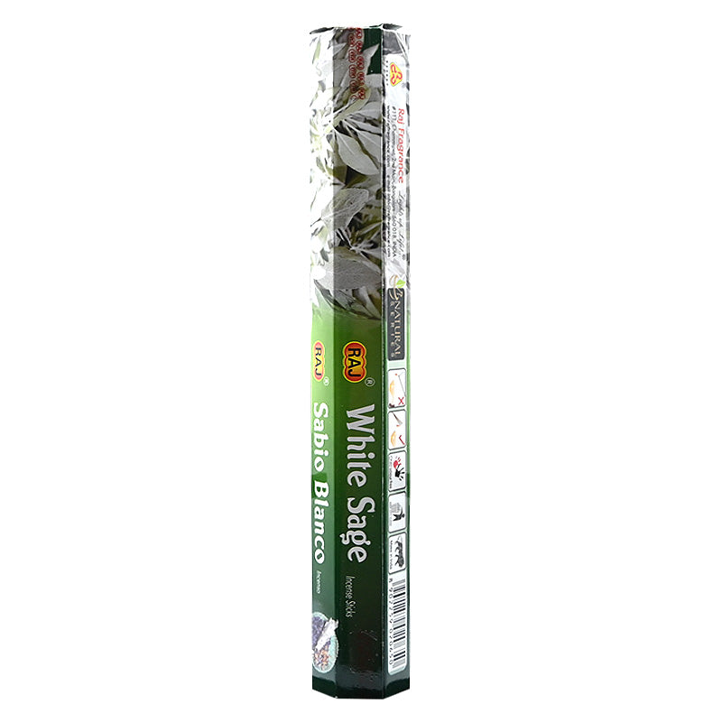 20 pinnar Indisk rökelse white sage