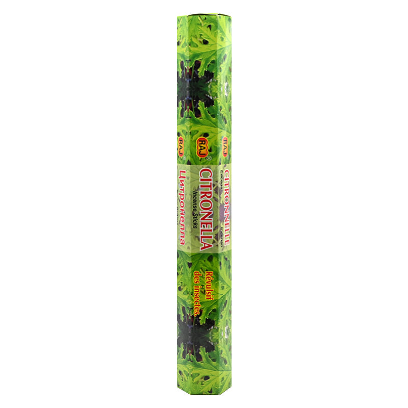 20 pinnar Indisk rökelse citronella