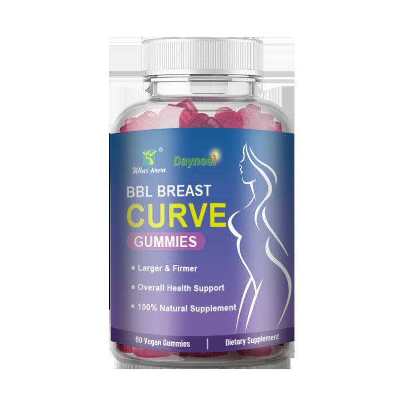 60 capsules bbl breast curve gummies