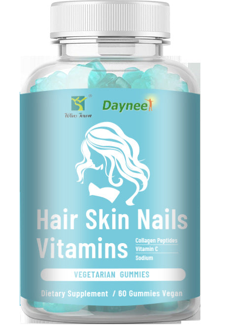 60 capsules hair skin nails vitamins gummies