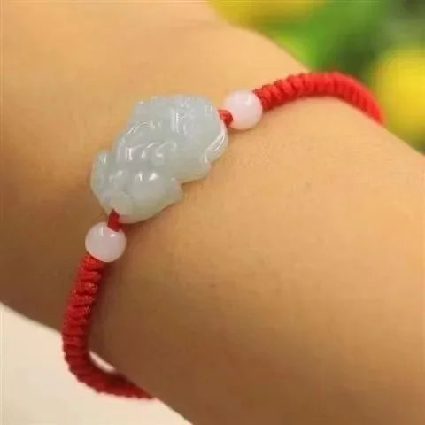 Burmesiska Jade Money Pixiu armband