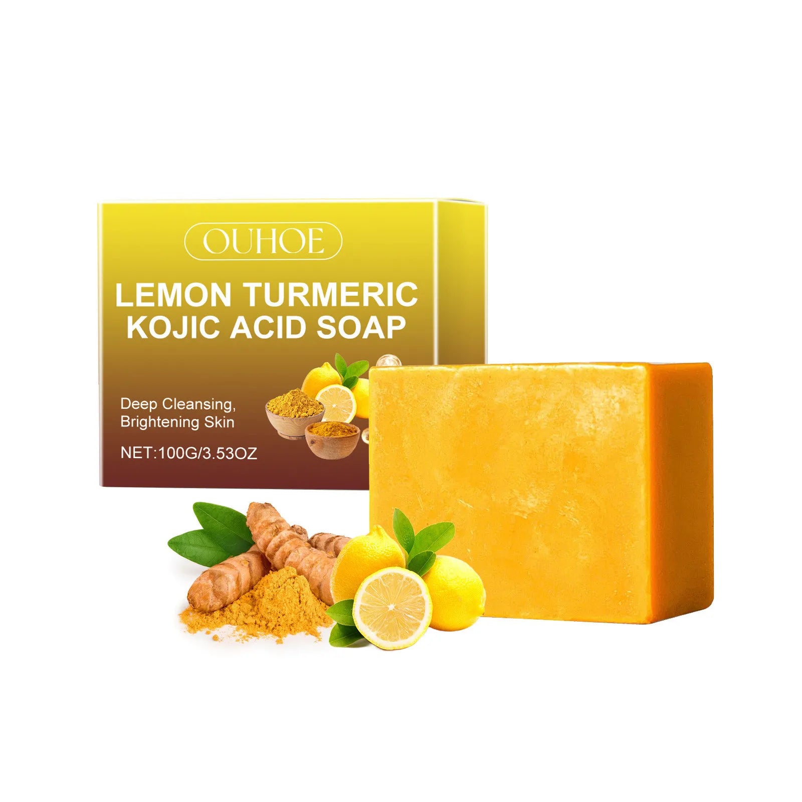 Lemon Turmeric Kojic Acid Tvål