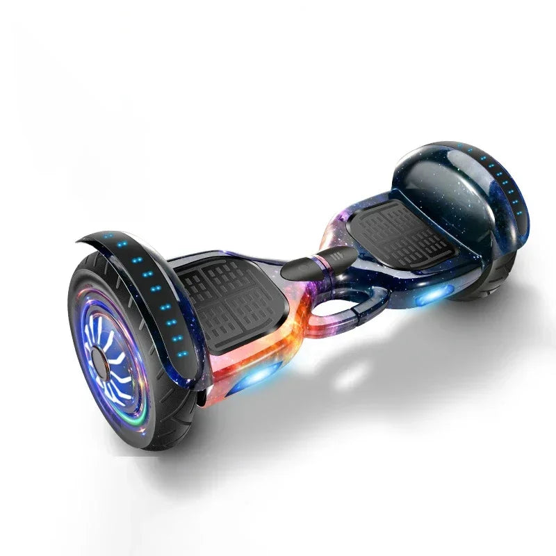 10 tums Bluetooth Music Led Light Two Wheel Smart Självbalanserande elektrisk hoverboard för barn