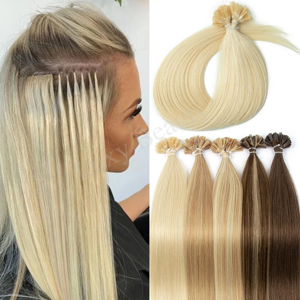 K Tip Keratin Hår Extensions 0.6gam strand 50/100st