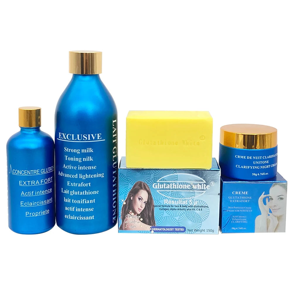 Lait Glutathion Strong Toning Milk Eclaircissant Whitening Set