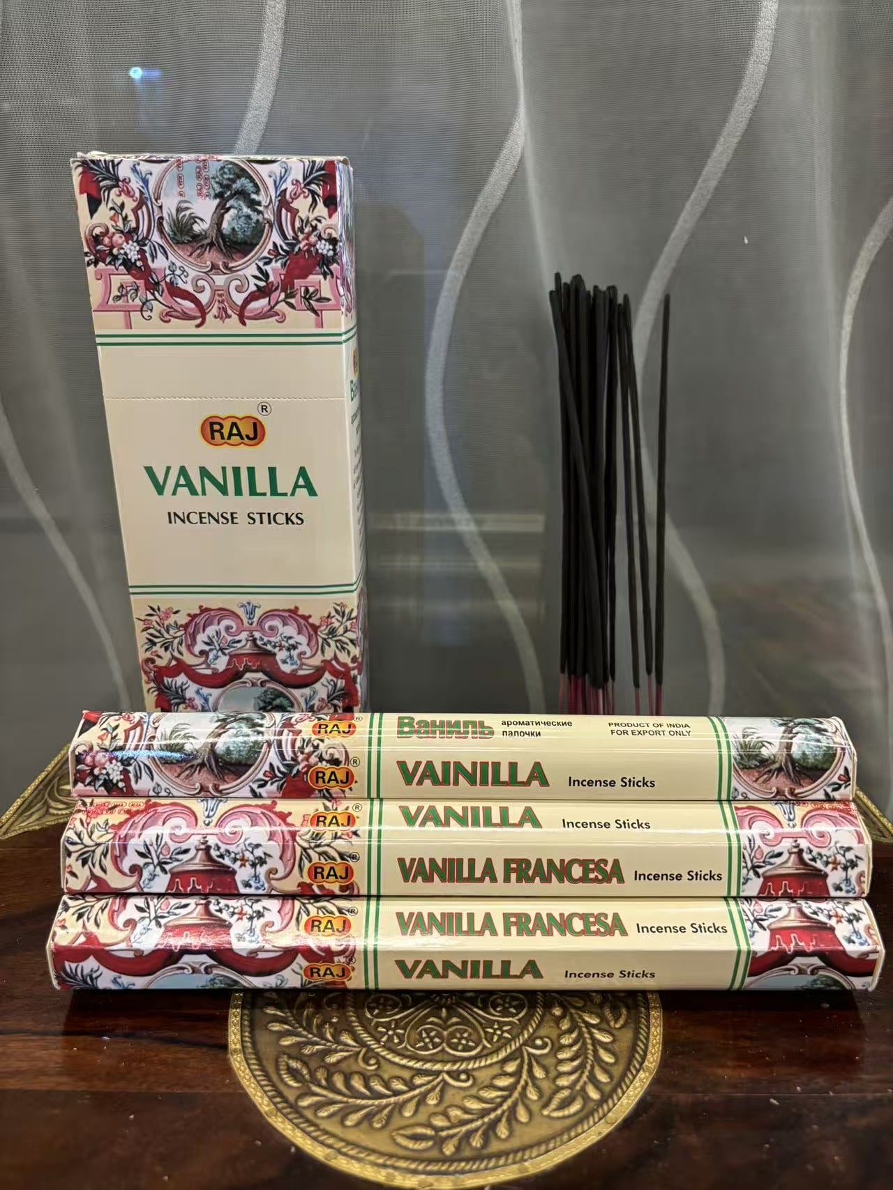 Indisk rökelse-Vanilla (1 Box/ 6 pack)